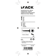 Mack 1017299 - spainplschr.vzkop-selfb. gelb plattiert 15 Stück 4,0 x 50 mm | 10 Stück - afbeelding 5