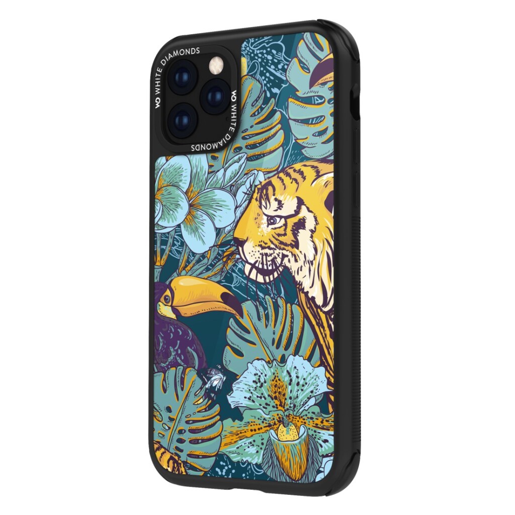 Weiße Diamanten weiße Diamanten abdecken Tiger iPhone 11