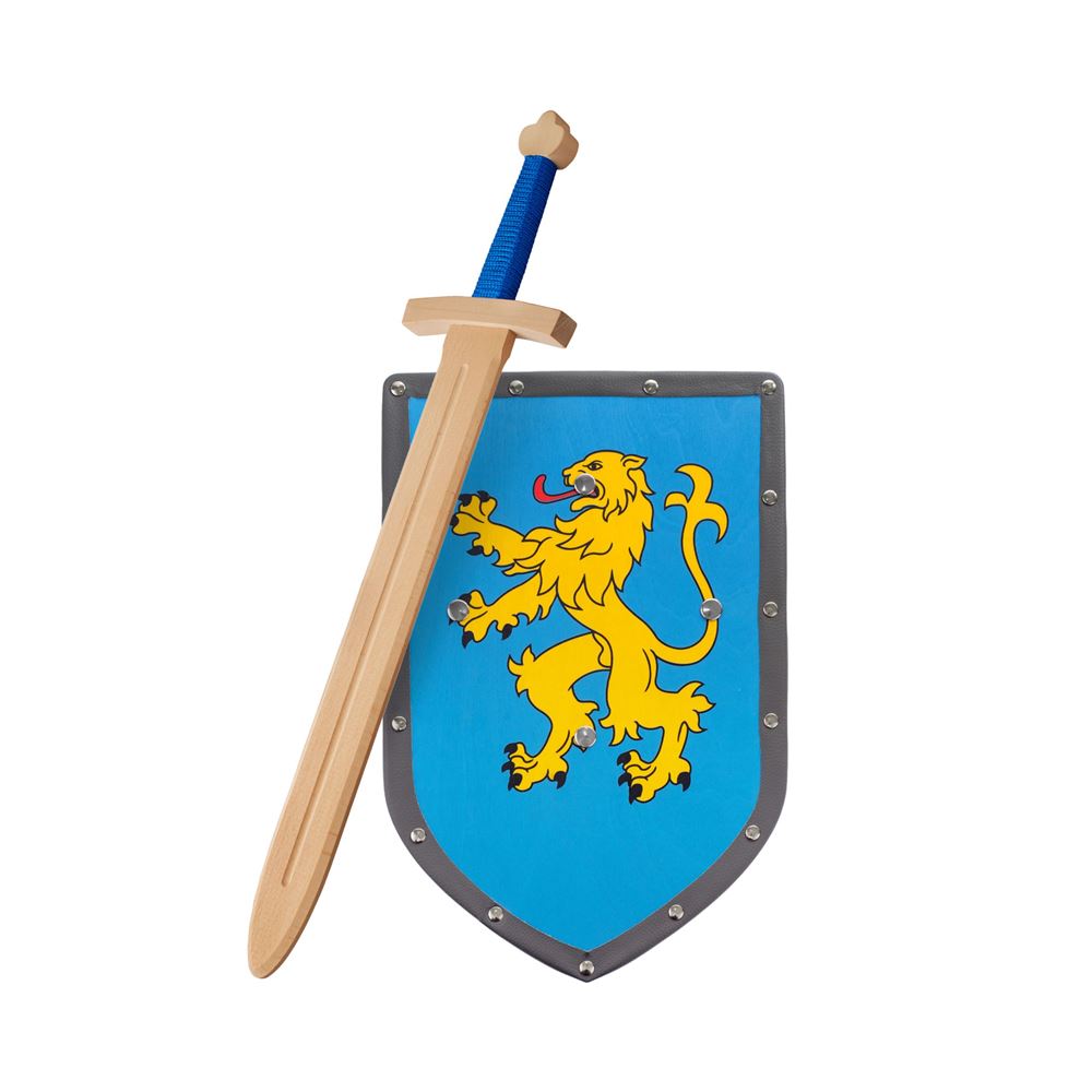Woodsy Holzschwert mit Schild. 4+