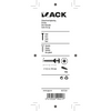 Mack 1017334 - Schraube mit Kopfbohrung, verzinkter Stahl. 8 Stück 4,5 x 50 mm | 10 Stück