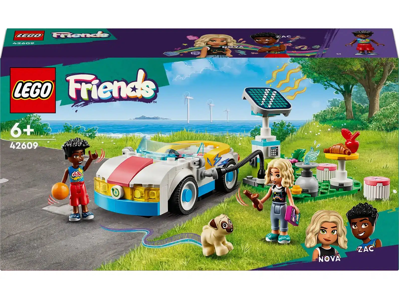 Lego Lego Friends 42609 Elektroauto und Ladepunkt