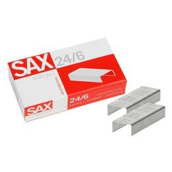 Heftklammern Saxophon Silber 24 6 Stahl 1.000 Stück 25 Blatt