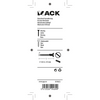 Mack 1019653 - Holzschraube Senkkopf Messing 9 Stück 4,0 x 25 mm | 10 Stück