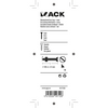 Mack 1017509 – Metallschraube verzinkt. Kopf + Mutter plattiert 9 Stück M6 x 25 mm | 10 Stück