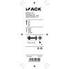 Mack 1017549 – Heizungsschraube + Mutter aus verzinktem Stahl, 8 Stück, M5 x 50 mm | 5 Stück
