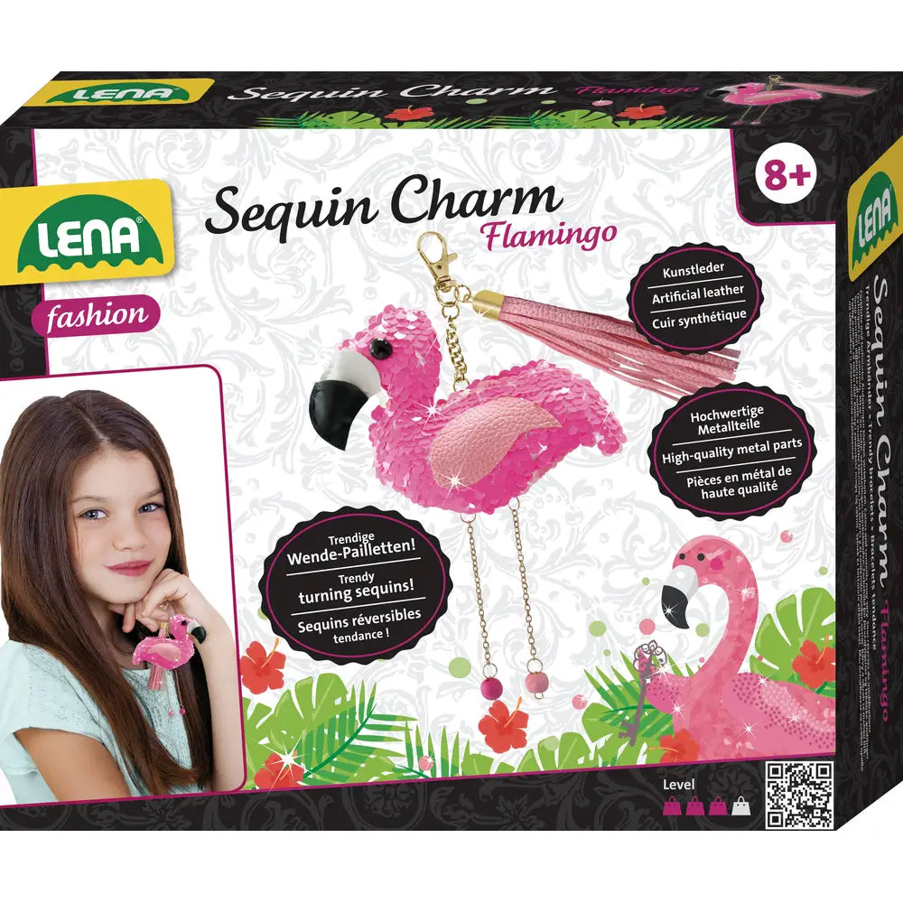 Herstellung von Oku Lena Flamingo Schlüsselanhänger-Set