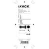 Mack 1017602 – Hahnschraube + Mutter aus verzinktem Stahl, 10 Stück, M5 x 40 mm | 10 Stück