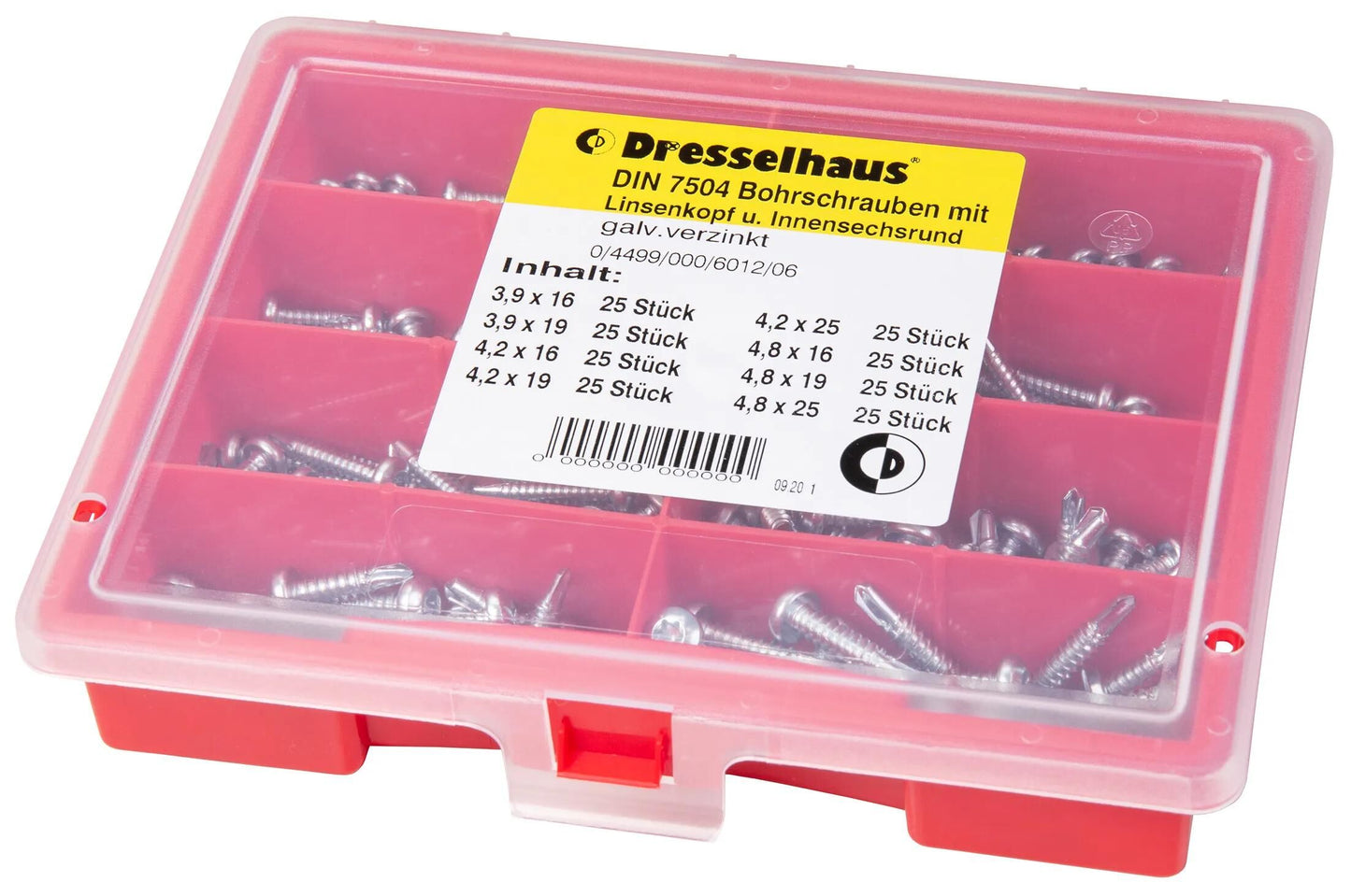 Kleiderhaus Sortierung.Drillschrauben im Kreis