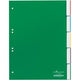 Registerblätter 6220 PVC A4 230x297mm 5 Registerblätter grün