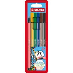 Stabilo Pen 68 - 6 Farben