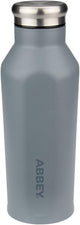 Abbey Camp Abbey Doppelwandige Trinkflasche – 0,35 l – Grausilber – Edelstahl