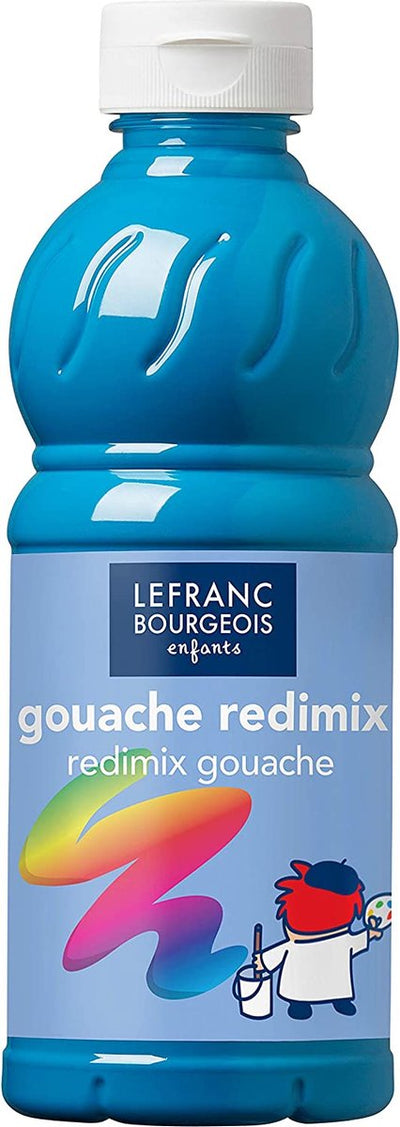 Lefranc Bourgeois L B Gouachefarbe Redimix Türkisblau 500 ml