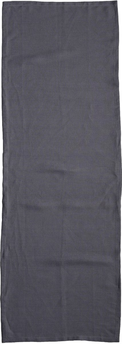 Ddddd - Kabine - 2x Tischläufer - 50 x 140 cm - grau - Set mit 2 Stück