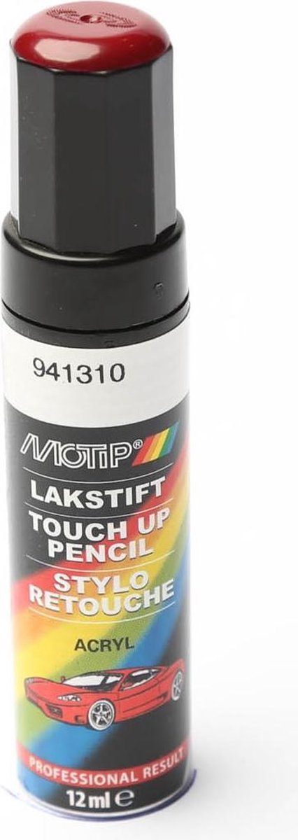 Motip 941310 – Autolackstift – Rot – 12 ml