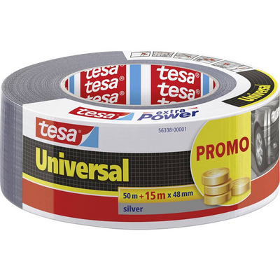 Tesa 1072223 - XP Universal Promo 50 + 15m 48mm grau | 4 Stück