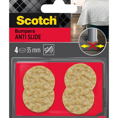 3m 1070712 - Scotch® Anti-Rutsch-Stoßfänger selbstklebend honig ø 35mm | 10 Stück