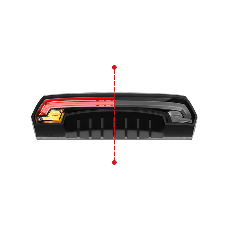 Meilan Laser-Rücklicht mit Fernsteuerung USB X5
