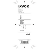 Mack 1017854 - Rahmenhaken Stahl vermessingt 10 Stück 8 x 29 mm | 10 Stück