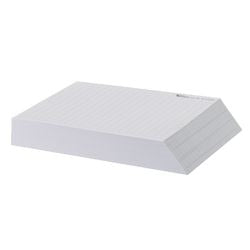 Karierter Notizblock aus Papier, König Ebhardt, 98 x 113 x 20 mm, 90 g/m², weiß, 170 Blatt