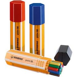 Abi Fineliner Stifte SLO Point 88 Farbsortiment 20 Stück
