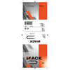 Mack 1017953 – Klammerstahl verzinkt 250 g 2,7 x 25 mm | 5 Stück