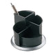 Stiftebox Helit h6220599 schwarz silber drehbar