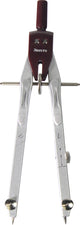 Aristo Schnellverstellkompass – Geocollege – Länge 170 mm – Durchmesser 340 mm – Weinrot – AR-55441
