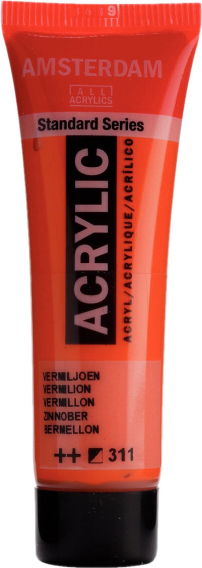 Royal Talents Farbe – Acryl – 311 – Zinnoberrot – Amsterdam – 20 ml