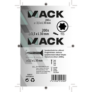 Mack 1020131 – Spanplattenschraube VZ KP-SelbstsicherndGVZ 200 Stück 3,5 x 30 mm | 5 Stück - afbeelding 2