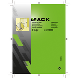 Mack 1047654 - Türstopper mit Gummi vermessingt ø 30 mm 1 St. St. | 6 Stück - afbeelding 3