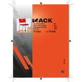 Mack 1047758 - Kunststoffstopfen weiß ø 19 mm 4 Stück | 6 Stück - afbeelding 3