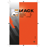 Mack 1047776 - Kunststoff-Rohrkappe schwarz ø 25 mm 4 Stück | 6 Stück - afbeelding 3