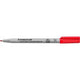 Nicht-permanenter Ohp-Marker Staedtler Lumocolor rot 1 mm