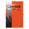 Mack 1048769 - Stoßdämpfender Gummi schwarz 35 x 70 mm 4 Stück | 6 Stück