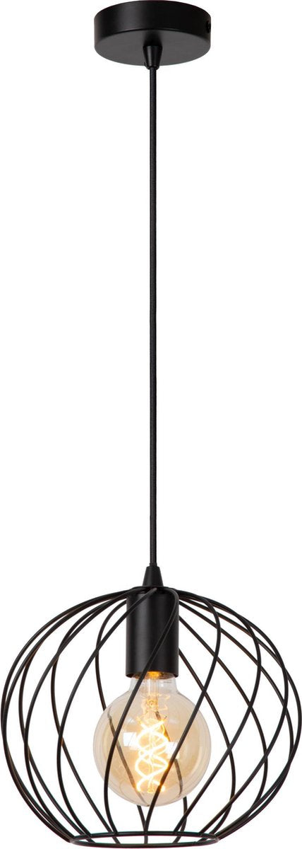 Lucide Danza - Hängelampe - ø 25 cm - 1xe27 - schwarz