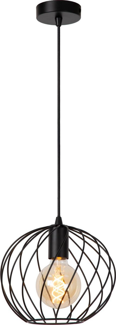 Lucide Danza - Hängelampe - ø 25 cm - 1xe27 - schwarz