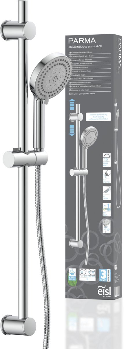 Eisl Parma Duschstangenset – Chrom