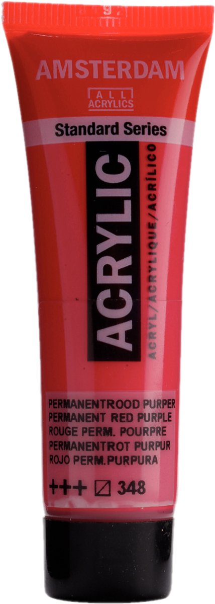 Royal Talents Farbe – Acryl – 348 – permanentes Rotviolett – Amsterdam – 20 ml