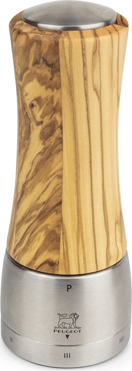 Peugeot Madras Pfeffermühle 16 cm – Olivenholz – u'select