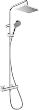 Hansgrohe Lackform - Showerpipe - 230mm Größe - 1 Strahlfunktion - Chrom - mit Thermostat