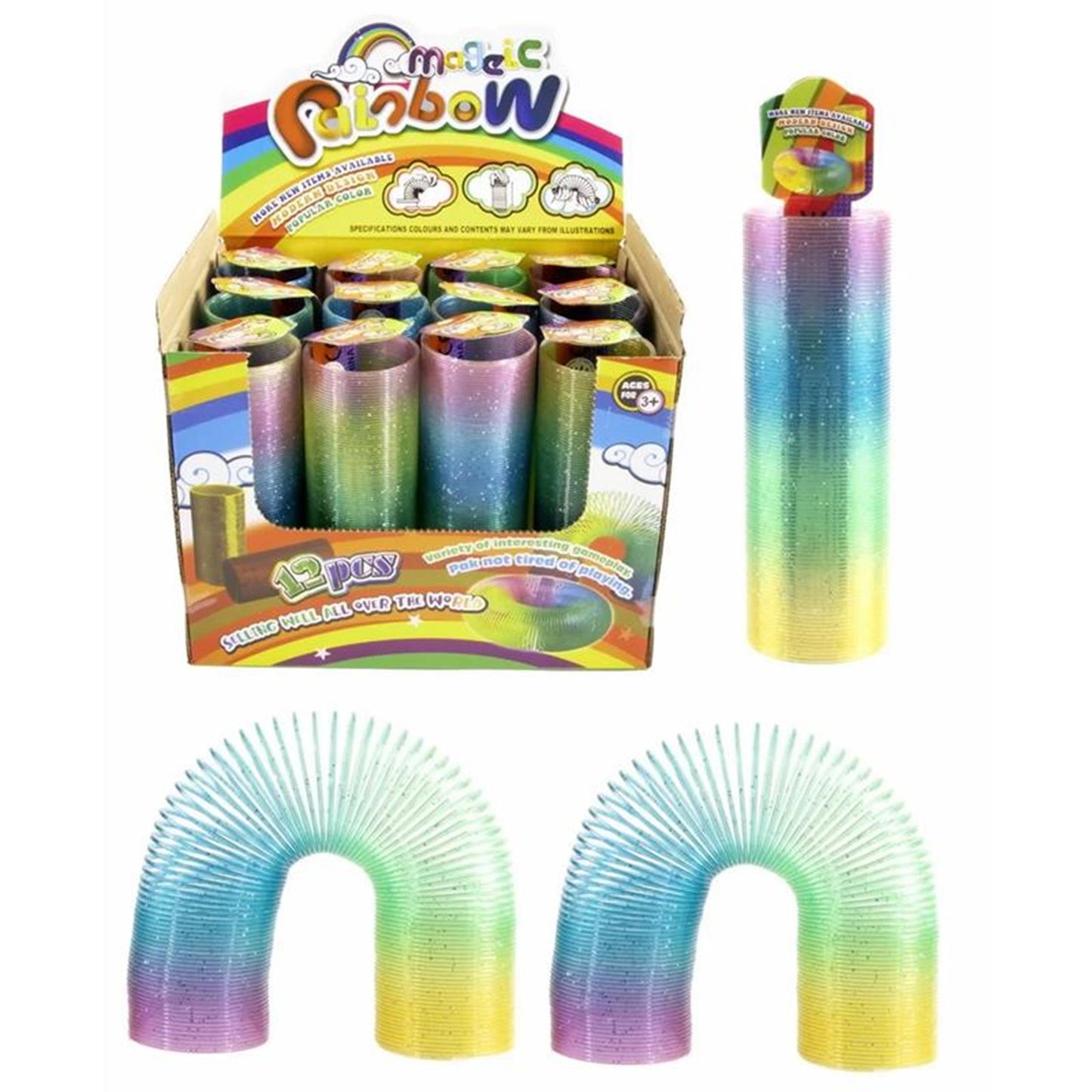 Treppenfeder-Regenbogen