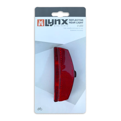 Lynx Rücklicht Luxe 50-80 mm Batterien rot