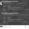 Lynx pro Stirnlampe extrem 1000 Lumen wiederaufladbar