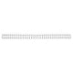 Binderücken Drahtbindung 34 GBC Metall 14 mm Silber Kapazität 105 Blatt