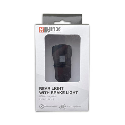 Rücklicht mit Bremslichtfunktion USB