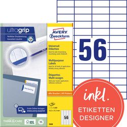 Universelle Etiketten Avery Zweckform 3668 weiß