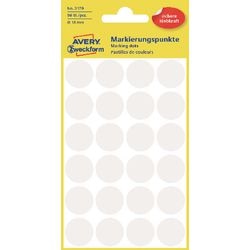 Markierungspunkte Avery 3170 weiß 96 Stück