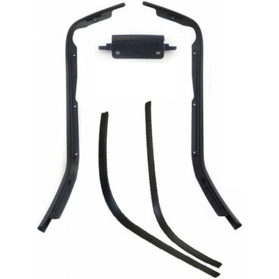 Edge Trim Set Beinschild und Trittbrett Primavera, Sprint 5-teilig mattschwarz