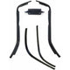 Edge Trim Set Beinschild und Trittbrett Primavera, Sprint 5-teilig mattschwarz