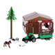 Agrotoys Farm mit Traktor und Tierskala 1:50